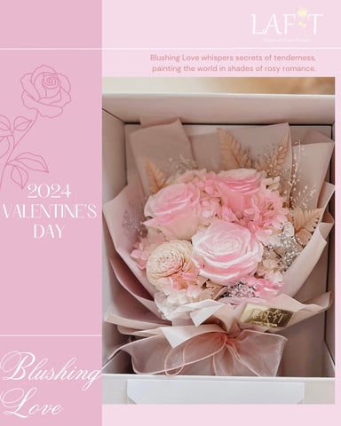 LAFIT Valentine’s Day 2024 · LAFIT花束童話書禮盒 · Blushing Love - Airy Pink