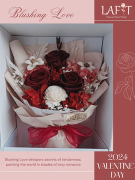 2024限定款· LAFIT花束童話書禮盒 · Blushing Love - Noble Red