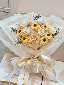 LAFIT畢業首選永生花束 • Be A Sunflower (Yellow)