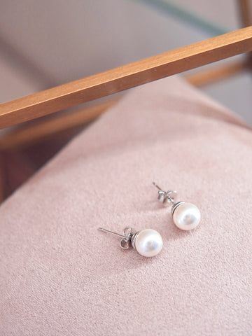 LAFIT · Baby Pearl - Earrings 小巧時尚光澤珍珠耳環