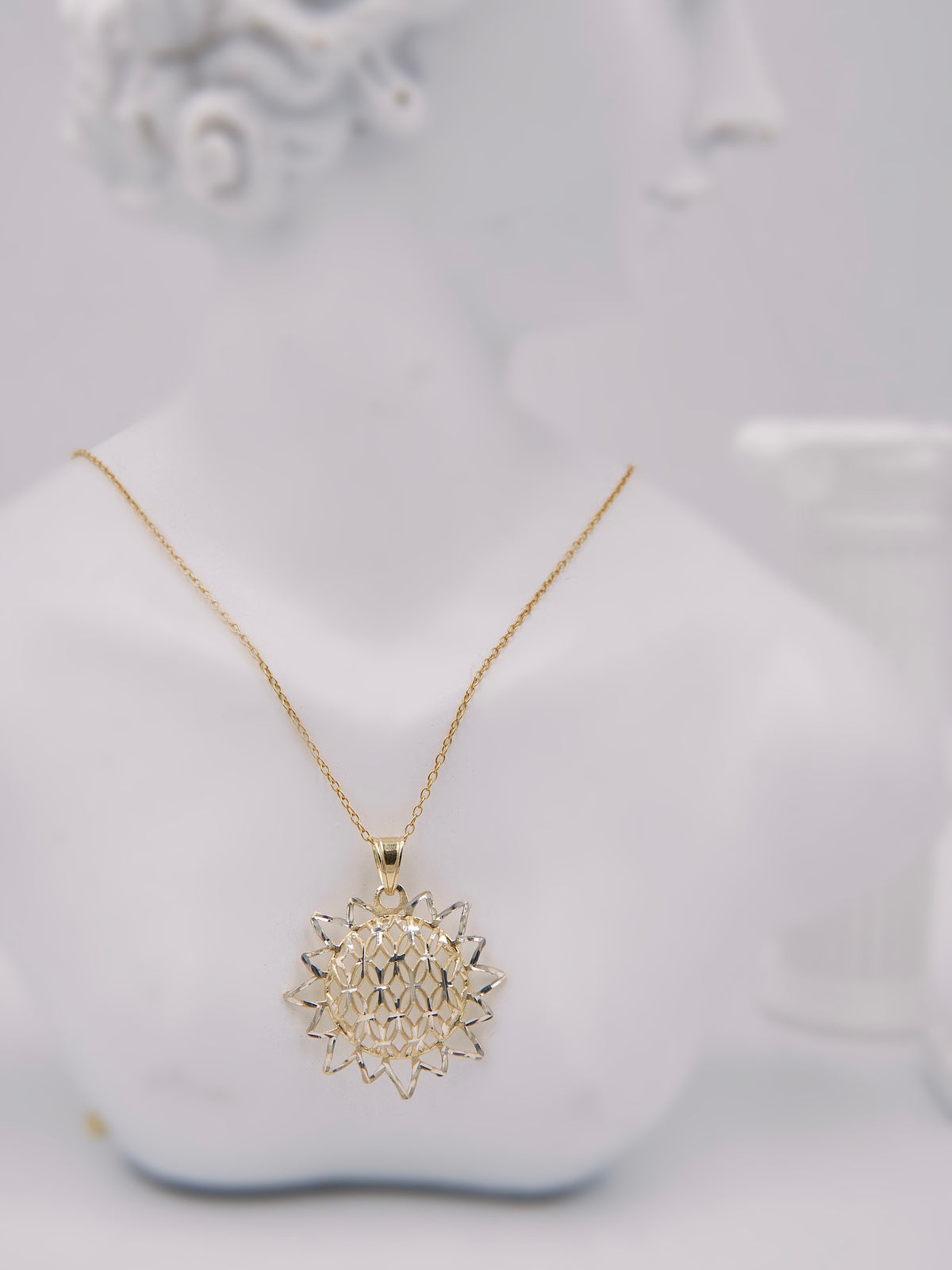 LAFIT ·Shinning Sunflower - Necklace 小眾款獨特花藝設計頸鏈