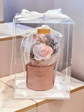 LAFIT 夢幻浪漫永生花藝擺設 · Rose Sparkling Bubble - Baby Pink
