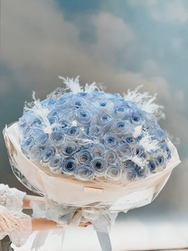LAFIT夢幻求婚99朵永生花束 • Frozen Land系列 - Dreamy Diamond