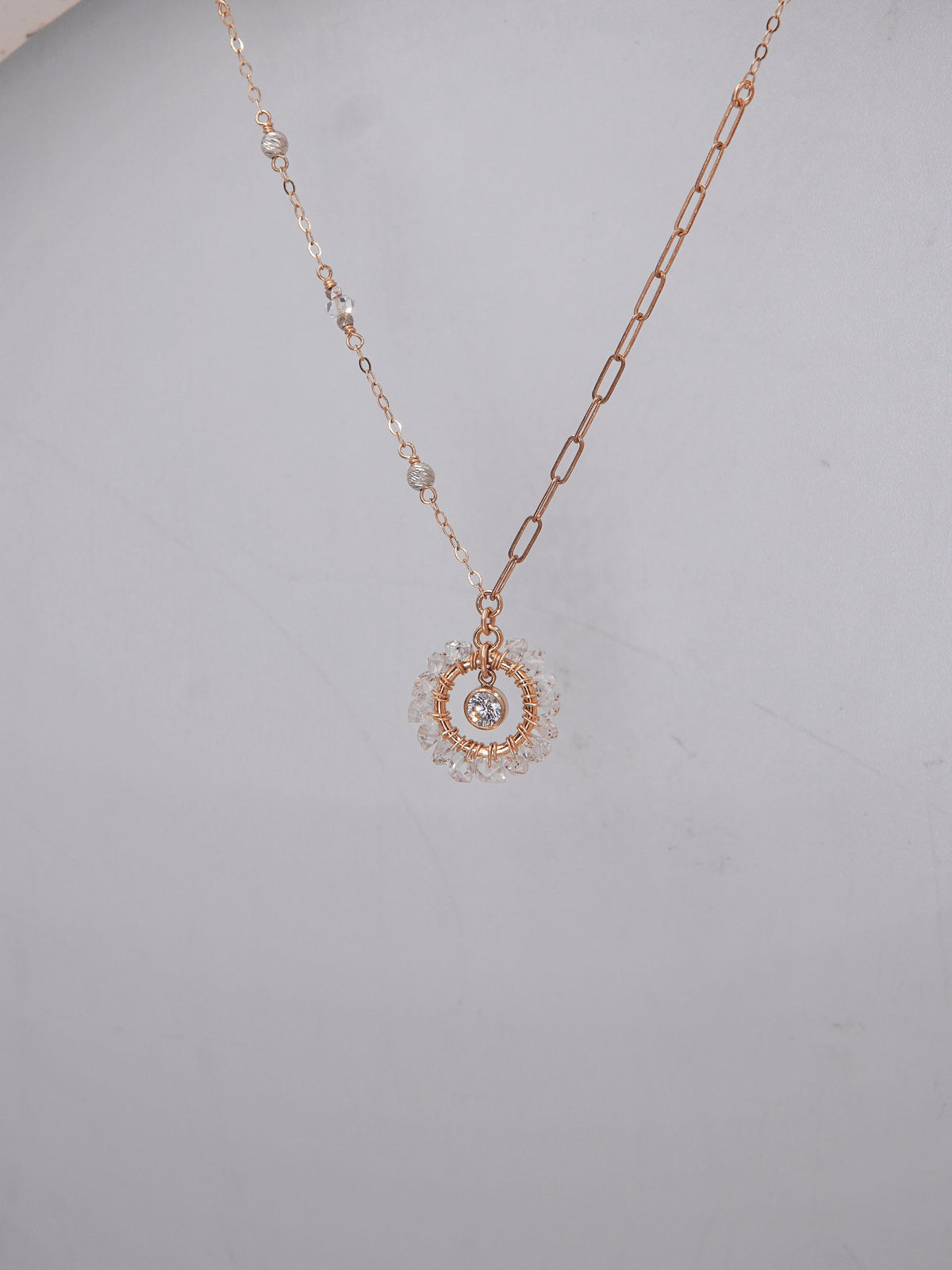 LAFIT · Necklace 雕刻設計感拼接款頸鏈