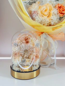 LAFIT 夢幻仙氣永生花藝擺設 · Snowy Fairyland - Sunshine Golden