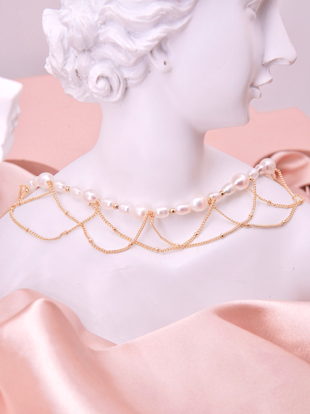 LAFIT· Goddess Gown - Necklace 高貴華麗珍珠頸鏈