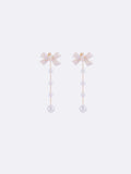 LAFIT · Ballet Love - Earrings 芭蕾綁帶長珍珠耳環