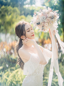 LAFIT 珍藏級永生花球系列 • Cloud Pink