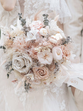 LAFIT 珍藏級永生花球系列 • Cloud Pink