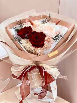 LAFIT法式浪漫永生花束 • EVERLASTING LOVE - Rose Blush - M