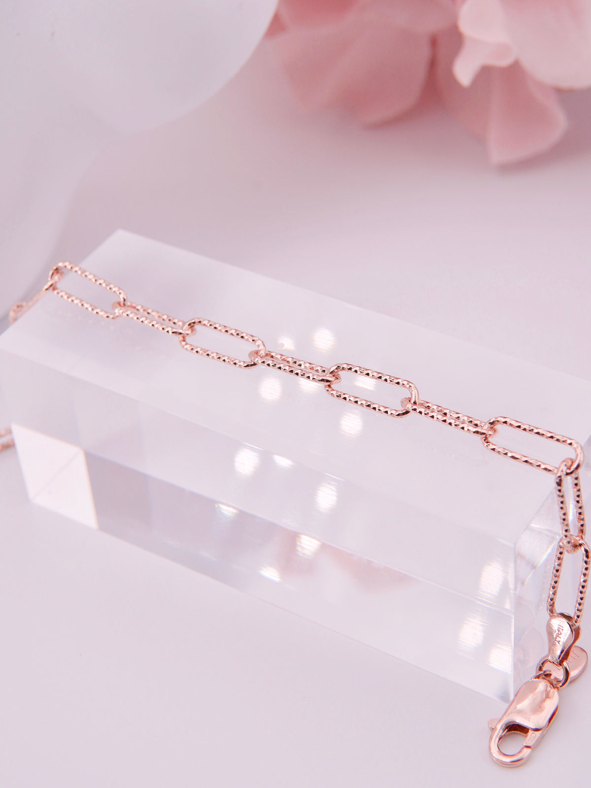 LAFIT · Memory Chain - Bracelet  意大利簡約時尚玫瑰金手鍊