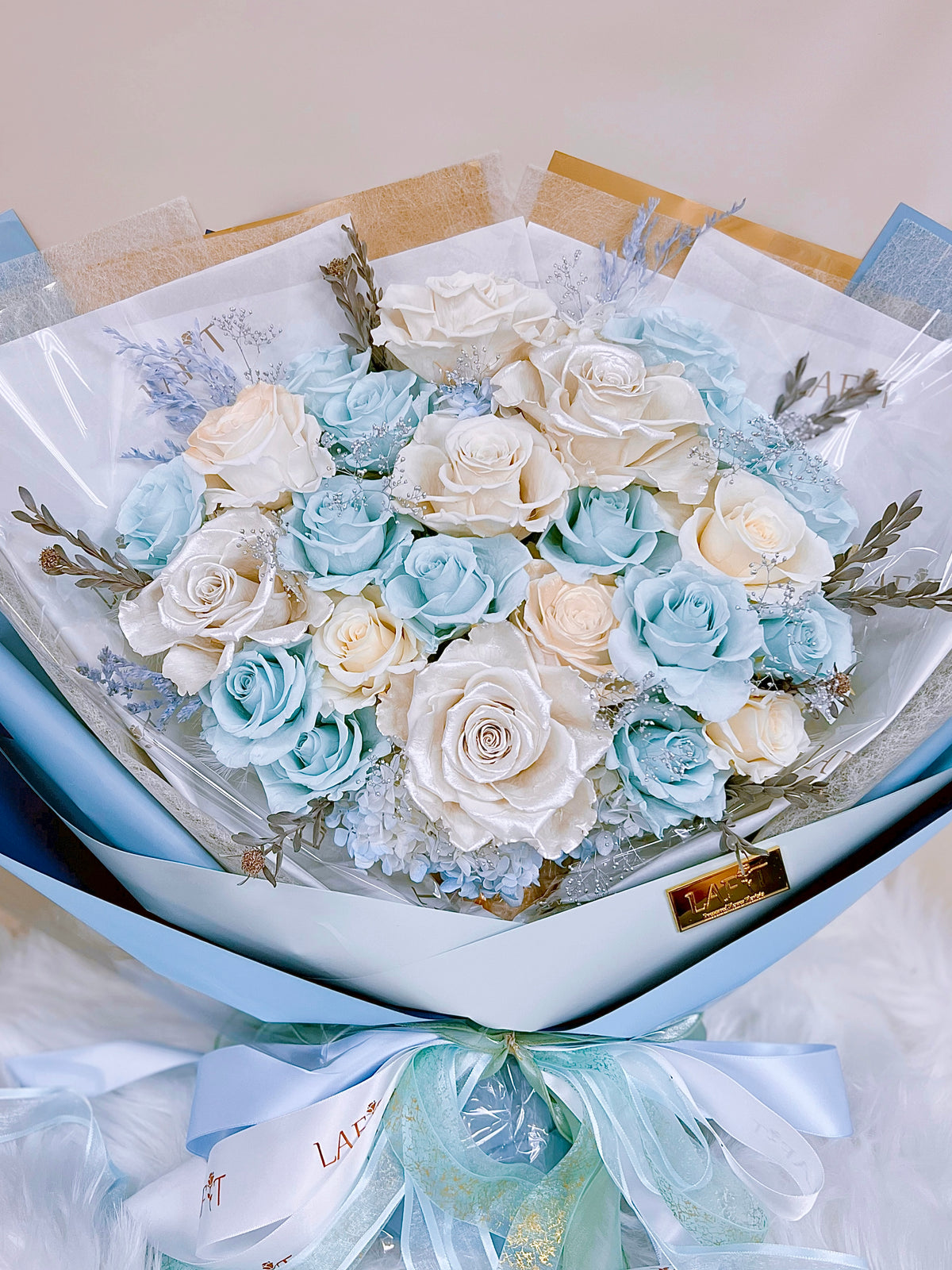 LAFIT明星首選永生花束• My Kinda Perfect系列 (Tiffany Blue)