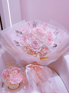 LAFIT夢幻漸變永生花束 • Rosy Blush