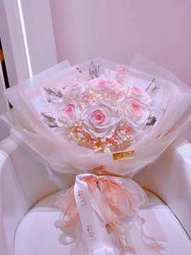 LAFIT夢幻漸變永生花束 • Rosy Blush