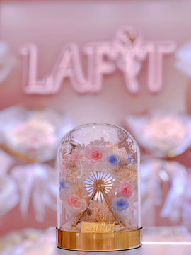 LAFIT 夢幻仙氣永生花藝擺設 · Snowy Fairyland - Rose Cloud
