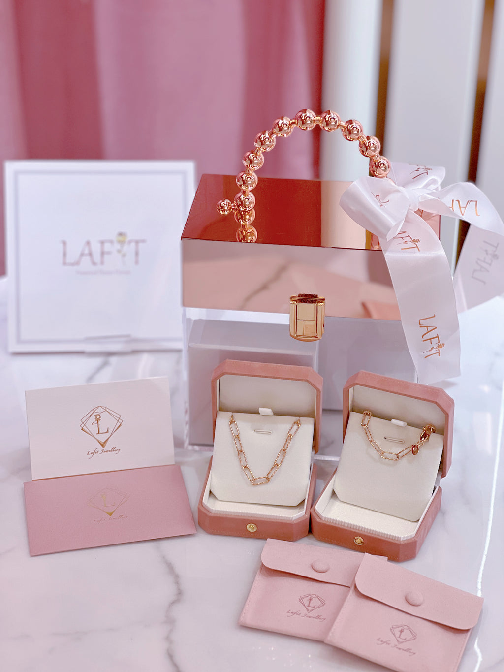 LAFIT· Memory Chain - Gift Set 意大利系列首飾套組(Necklace & Bracelet)