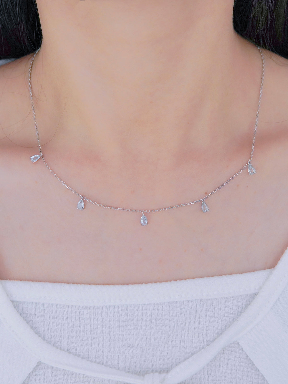 LAFIT · Blue Drops - Necklace 仙氣海藍寶石頸鏈
