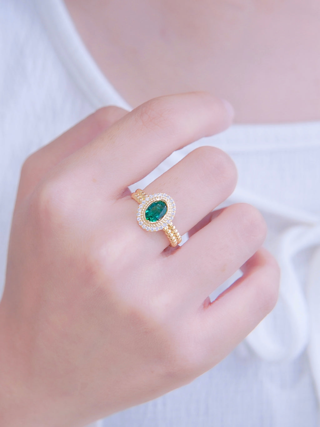 LAFIT · Antique Noble - Ring 高貴祖母綠寶石戒指