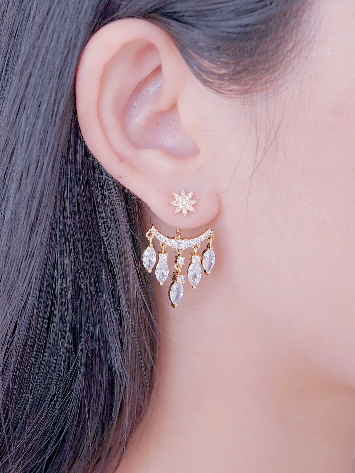 LAFIT· Miraculous Crystal - Earrings 晚宴款星願水晶耳環