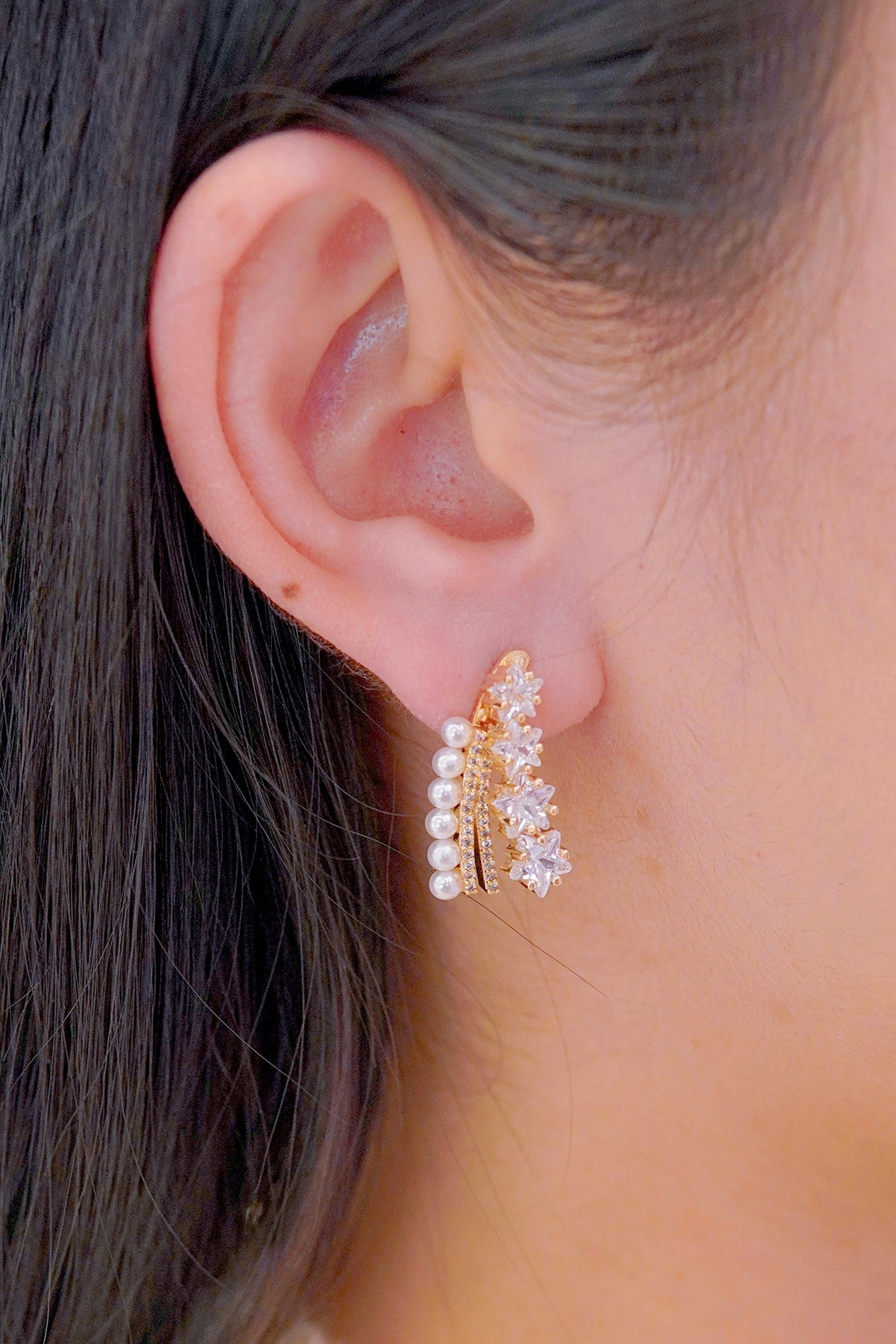 LAFIT · Starry Night - Earrings 高貴立體閃鑽耳環
