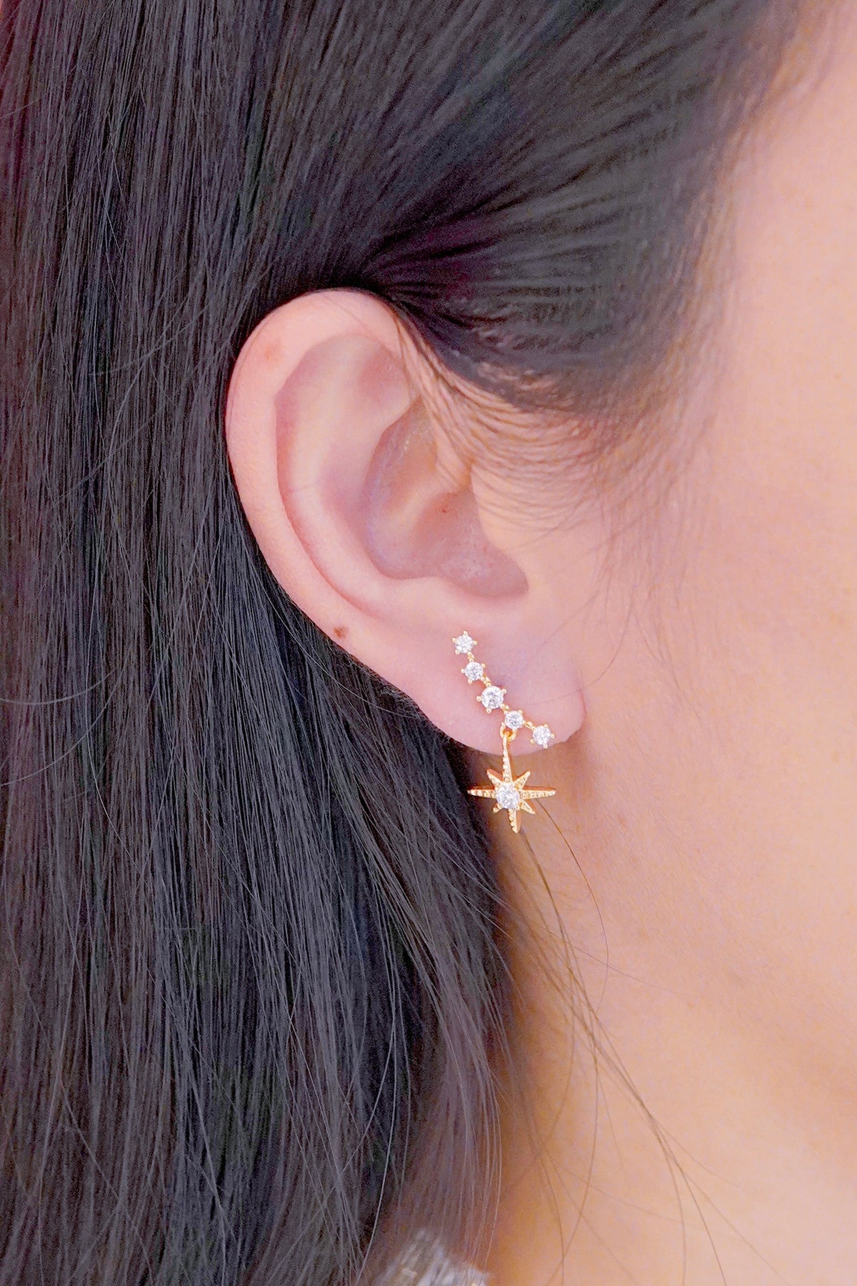 LAFIT · The Shooting Star- Earrings 氣質精緻閃石耳環