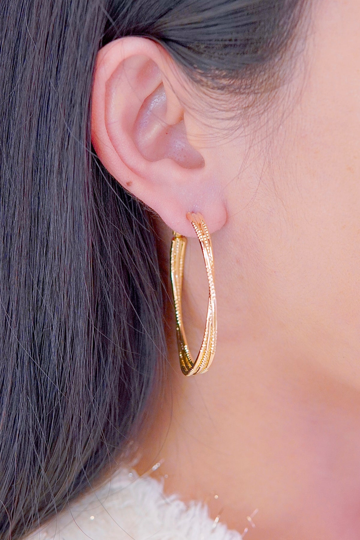 LAFIT· My Only One - Earrings 時尚金色圓環耳環