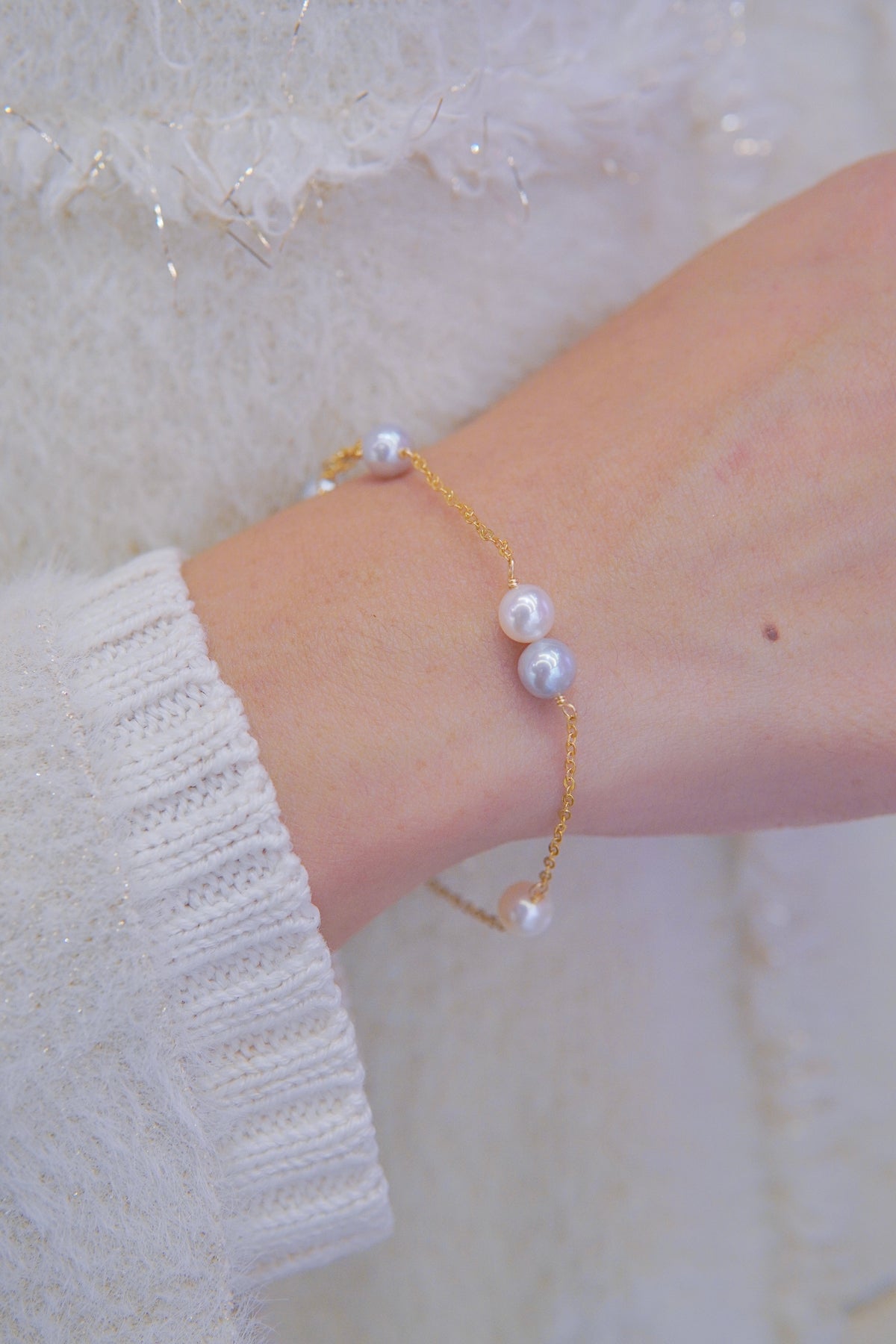 LAFIT · Snowy Winter - Bracelet 簡約法式氣質珍珠手鍊