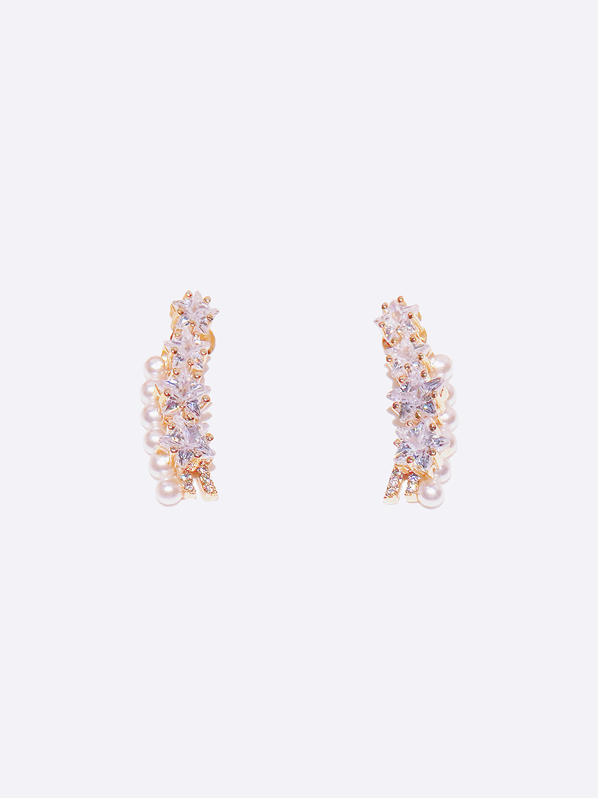 LAFIT · Starry Night - Earrings 高貴立體閃鑽耳環