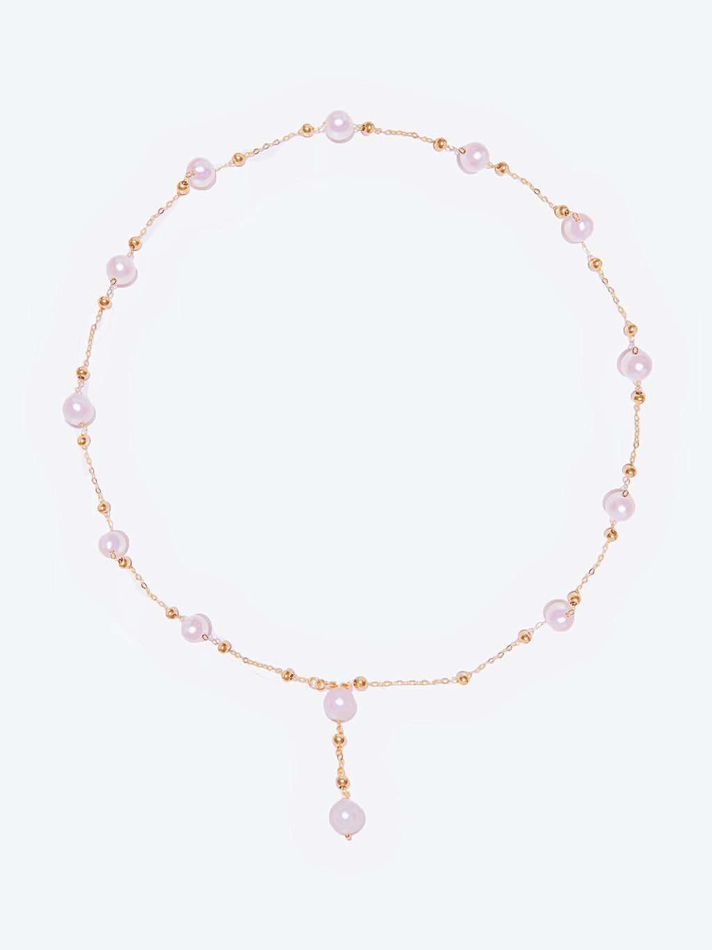 LAFIT · The Elegant Lady - Necklace 明星款Y字型法式珍珠頸鏈