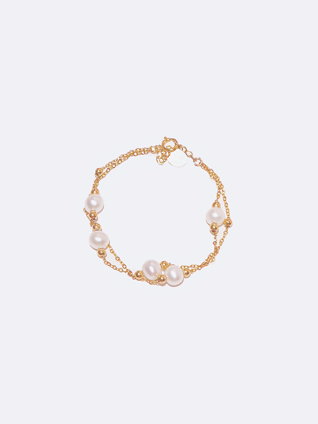 LAFIT· Shell Love - Bracelet 法式簡約雙層珍珠手鍊