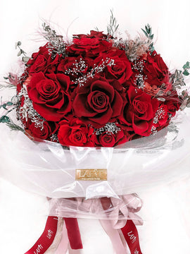 LAFIT奢華經典永生花束• My Kinda Perfect系列 (Deluxe Red)