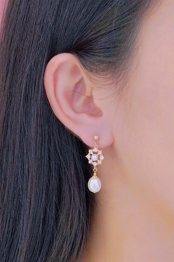 LAFIT · Blossom Star - Earrings 星光花雨珍珠耳環