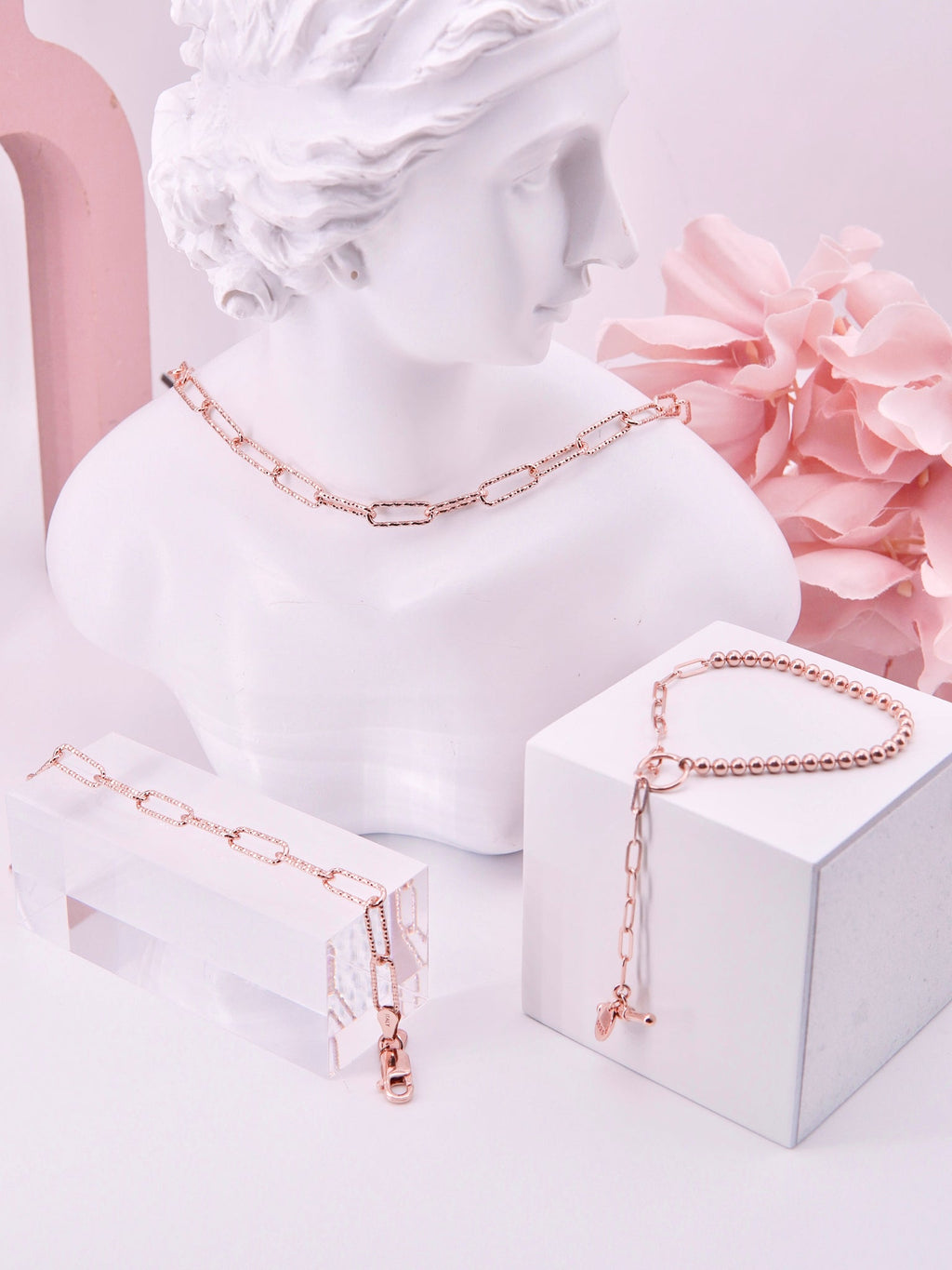 LAFIT · Memory Chain - Necklace 意大利簡約時尚玫瑰金頸鏈