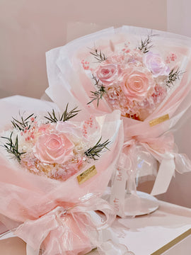 LAFIT法式浪漫永生花束 •EVERLASTING  LOVE- Sweet Lilac - M