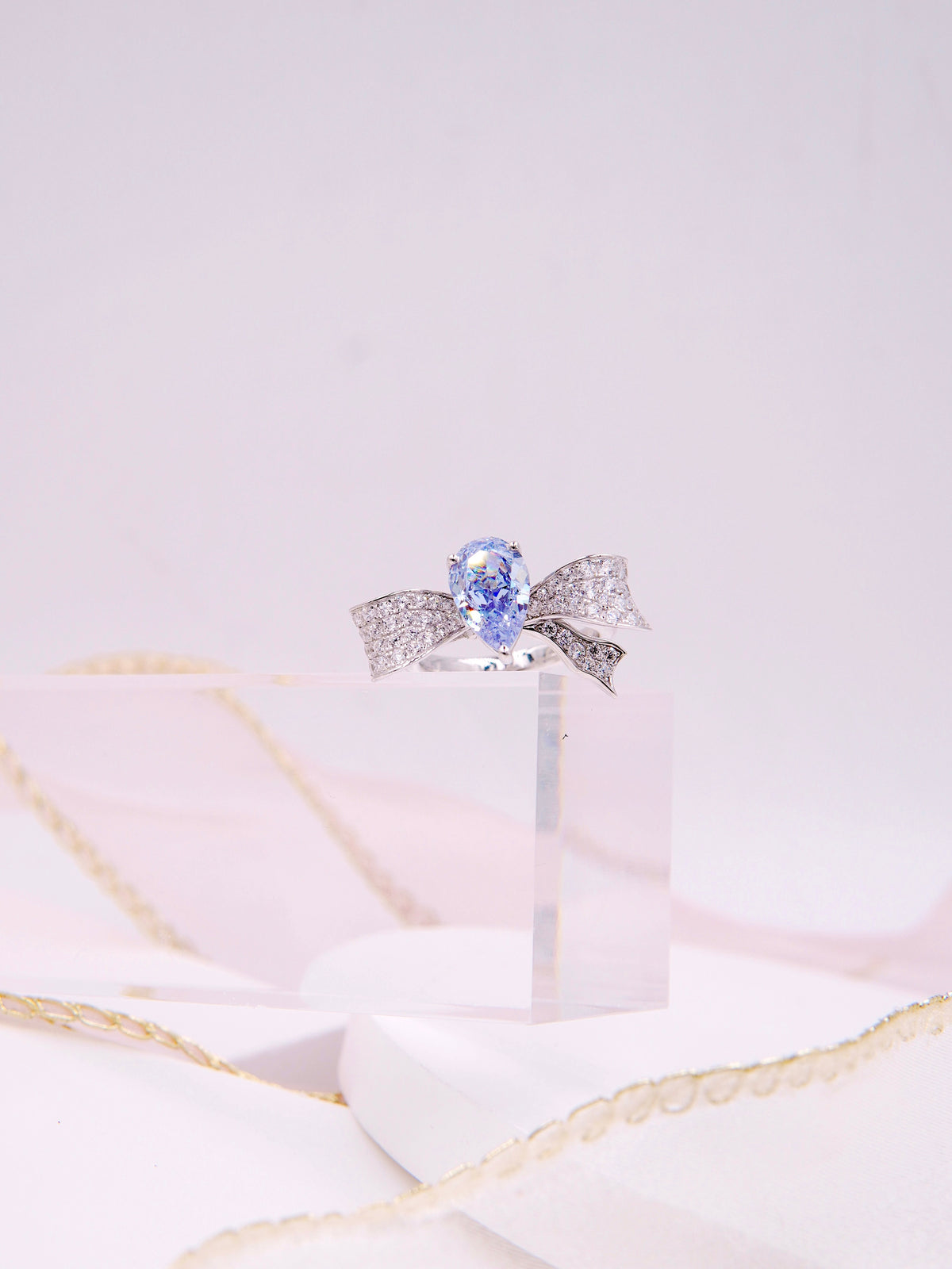 LAFIT·Fairy’s Wing - Ring 仙子之翼藍紫色晶透感寶石戒指