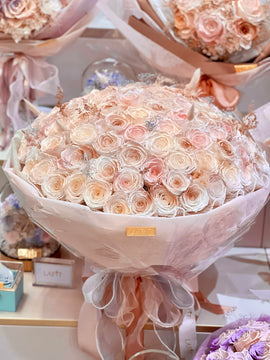 LAFIT夢幻求婚99朵永生花束 • My Kinda Perfect系列 (Rosegold Blush)