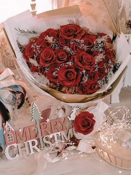 LAFIT奢華經典永生花束• My Kinda Perfect系列 (DELUXE RED) 20 stems