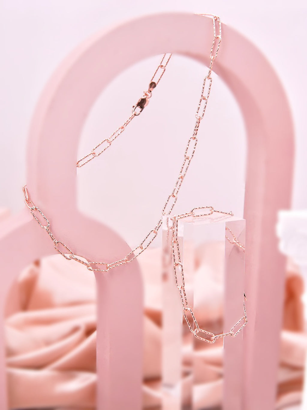 LAFIT · Memory Chain - Necklace 意大利簡約時尚玫瑰金頸鏈