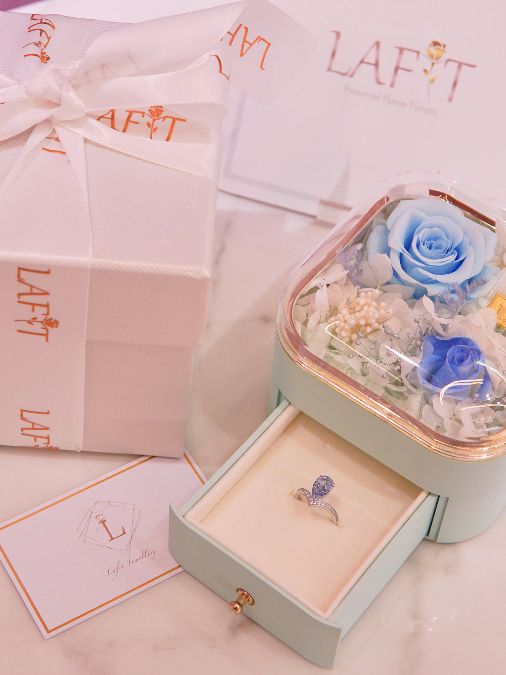 LAFIT·Peri Fairy - Ring 藍紫色晶透感寶石戒指