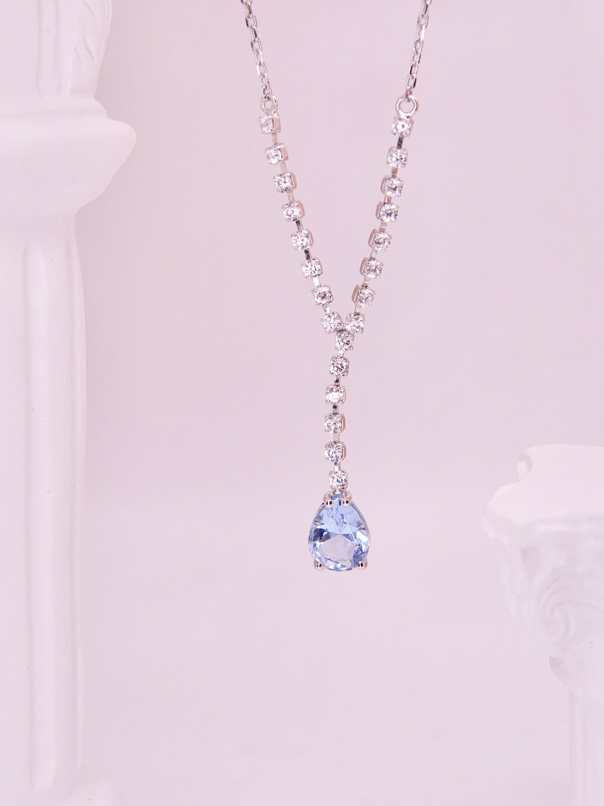 LAFIT· Sacred Moment - Necklace 晶透靜純海藍寶石頸鏈