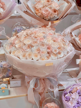 LAFIT夢幻求婚99朵永生花束 • My Kinda Perfect系列 (Rosegold Blush)