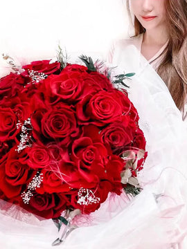 LAFIT奢華經典永生花束• My Kinda Perfect系列 (Deluxe Red)